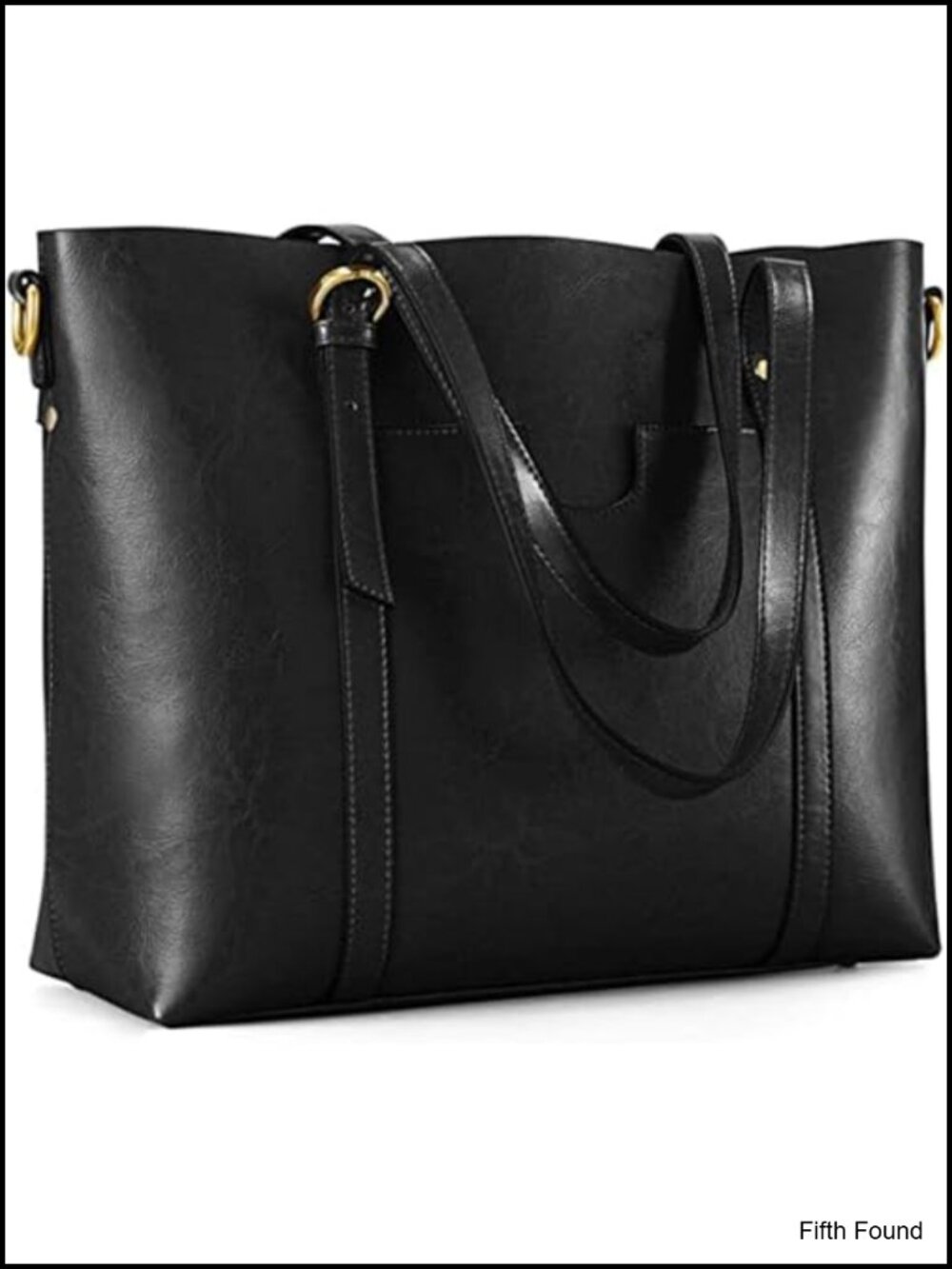 Genuine Leather Tote Bag Vintage Waxed Cowhide Women's Handbag
